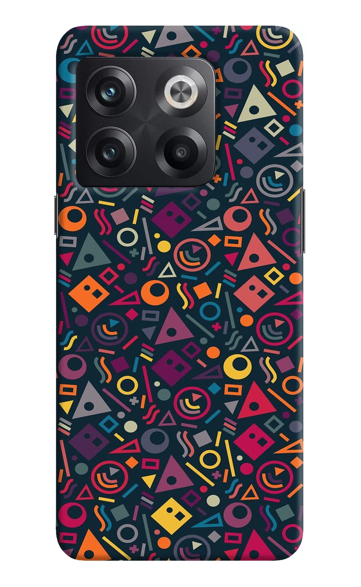 Geometric Abstract OnePlus 10T 5G Hard Case Back Cover by Casekaro