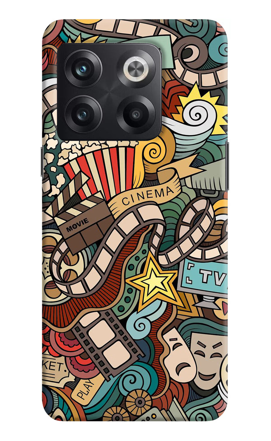 Cinema Abstract OnePlus 10T 5G Back Cover, Hard case