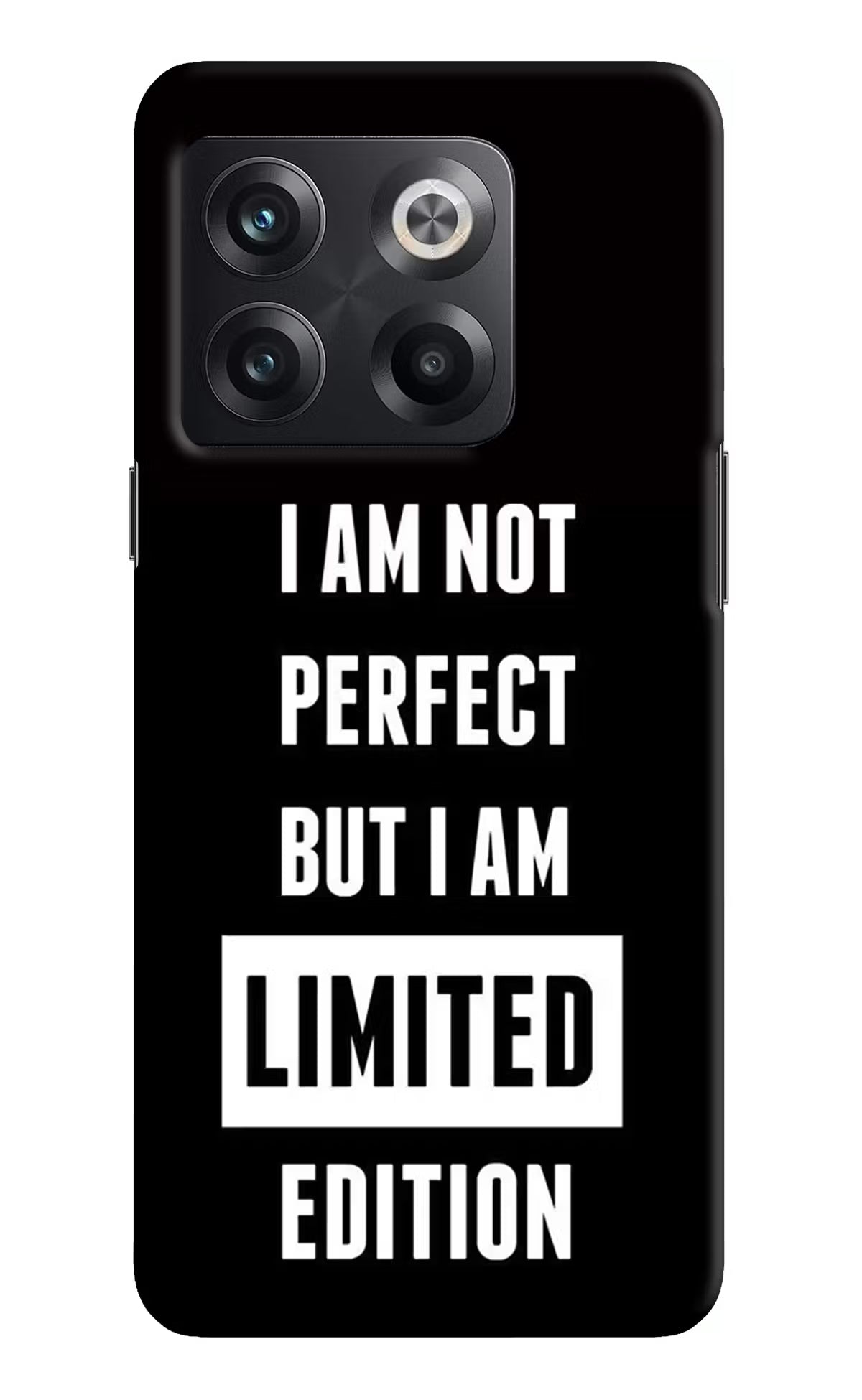 I Am Not Perfect But I Am Limited Edition OnePlus 10T 5G Hard Case Back Cover by Casekaro