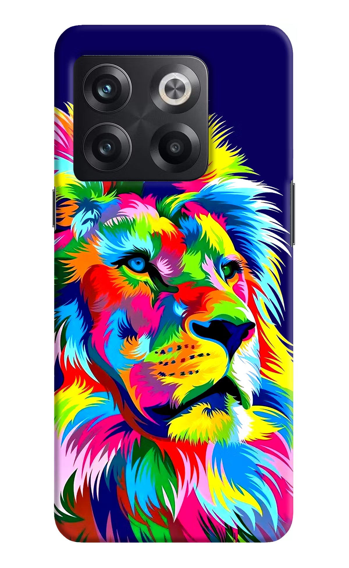 Vector Art Lion OnePlus 10T 5G Hard Case Back Cover by Casekaro