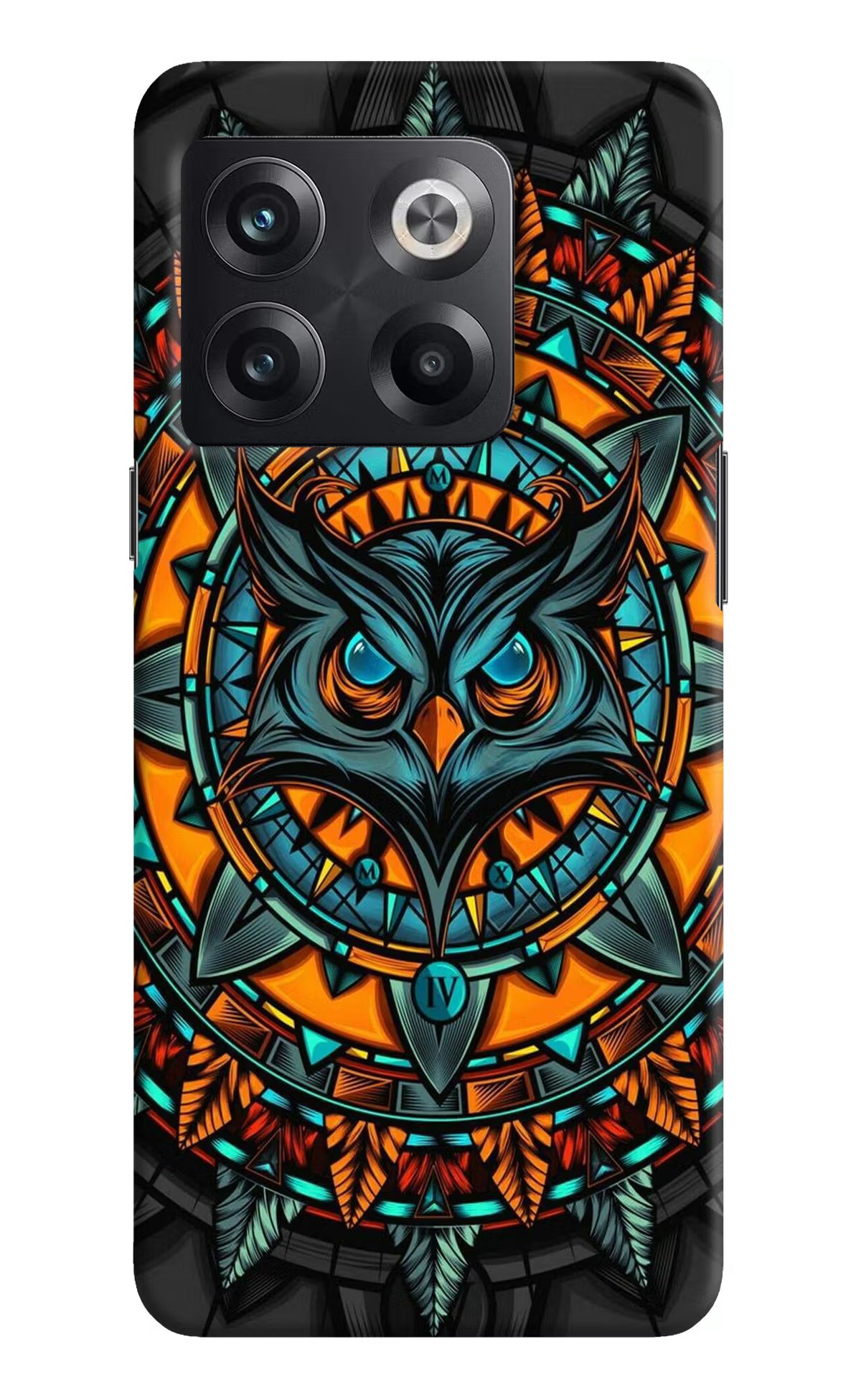 Angry Owl Art OnePlus 10T 5G Hard Case Back Cover by Casekaro