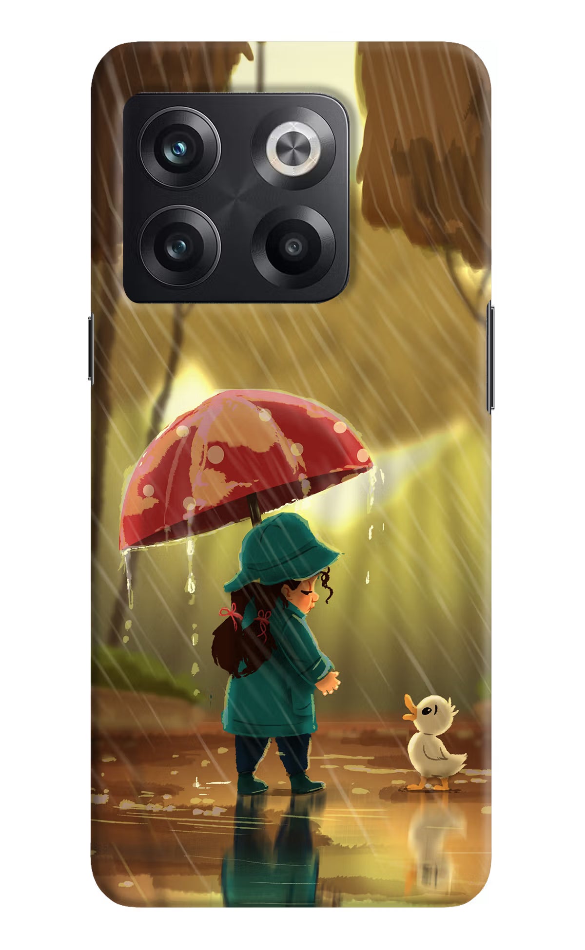 Rainy Day OnePlus 10T 5G Hard Case Back Cover by Casekaro