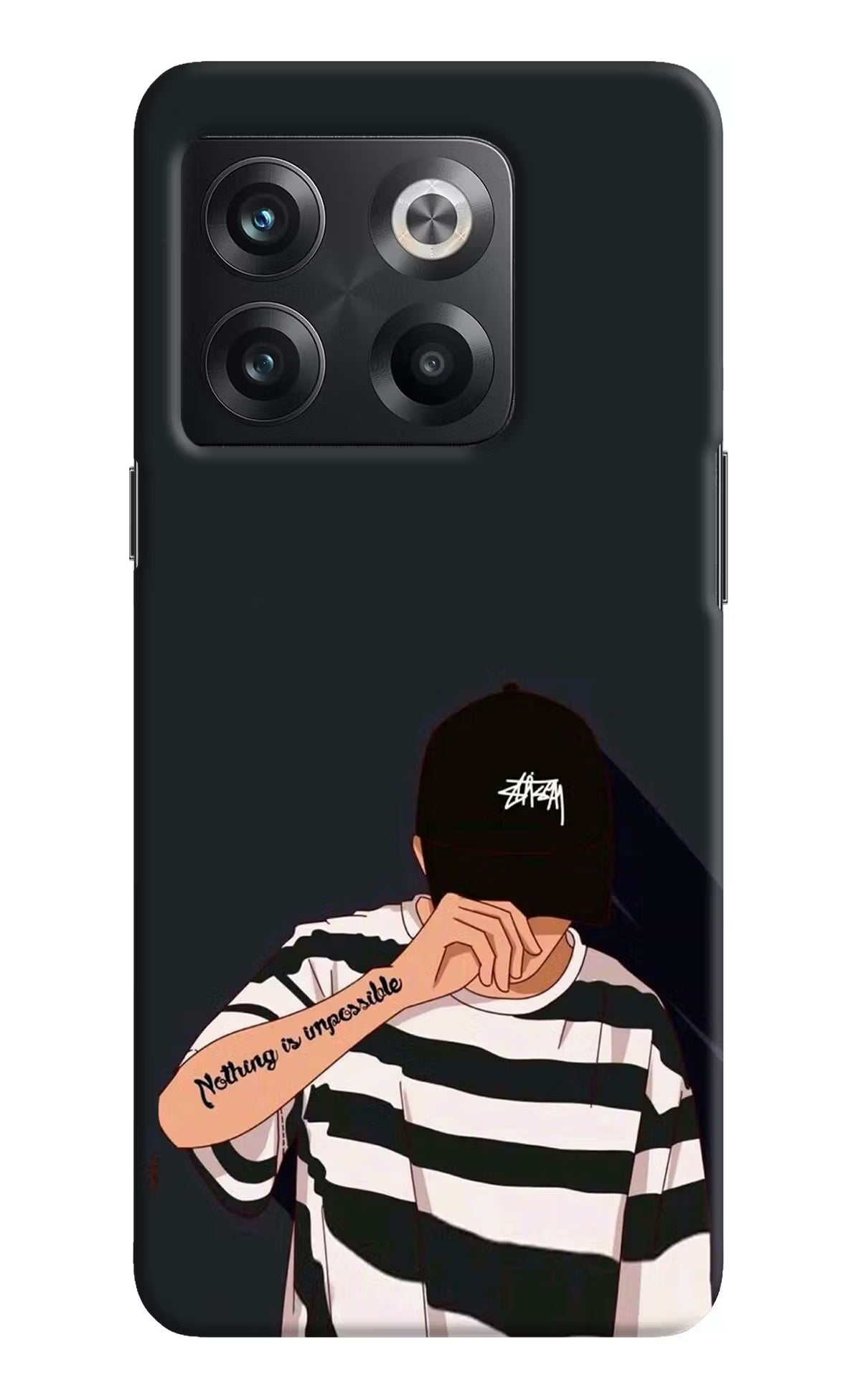 Aesthetic Boy OnePlus 10T 5G Hard Case Back Cover by Casekaro