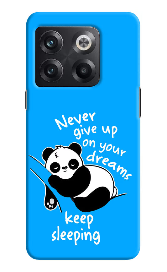 Keep Sleeping OnePlus 10T 5G Hard Case Back Cover by Casekaro