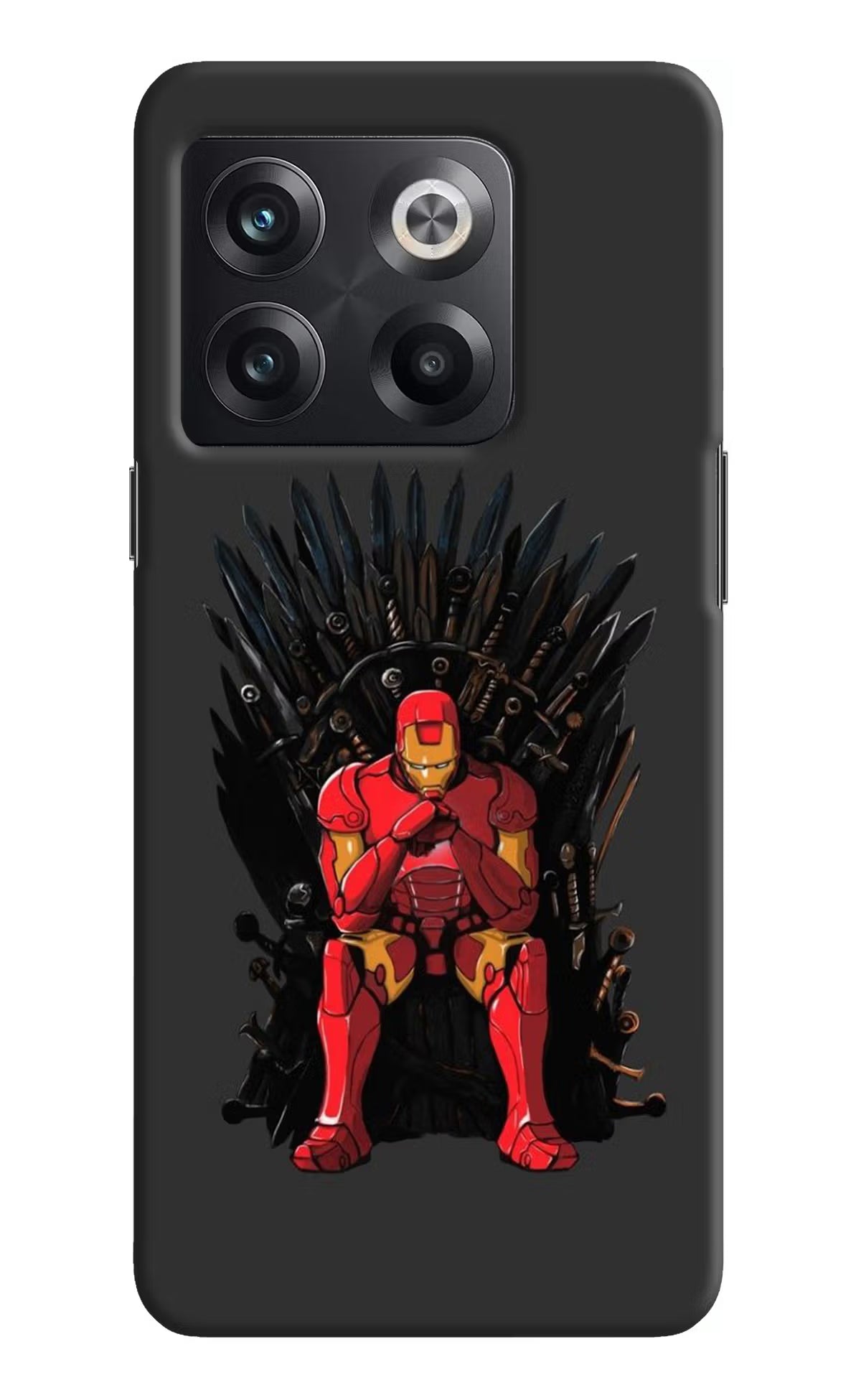 Ironman Throne OnePlus 10T 5G Hard Case Back Cover by Casekaro