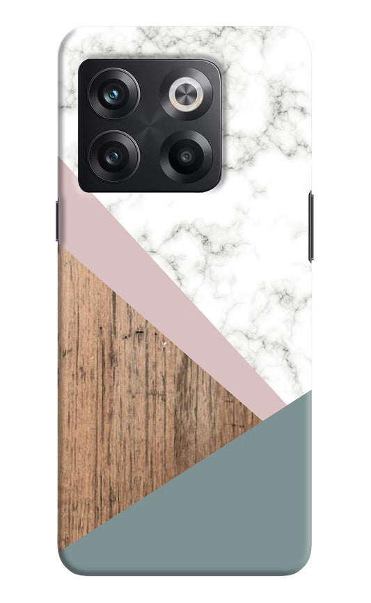 Marble wood Abstract OnePlus 10T 5G Hard Case Back Cover by Casekaro