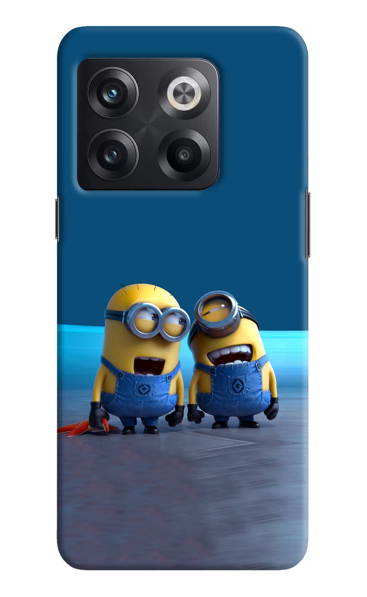 Minion Laughing OnePlus 10T 5G Hard Case Back Cover by Casekaro
