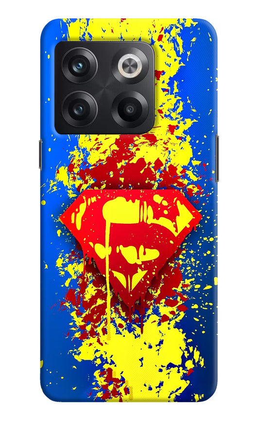 Superman logo OnePlus 10T 5G Hard Case Back Cover by Casekaro