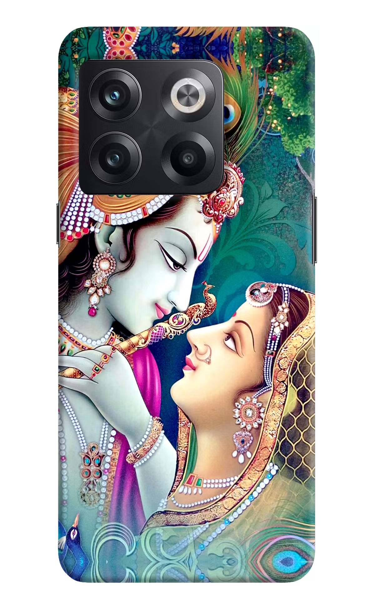 Lord Radha Krishna OnePlus 10T 5G Hard Case Back Cover by Casekaro