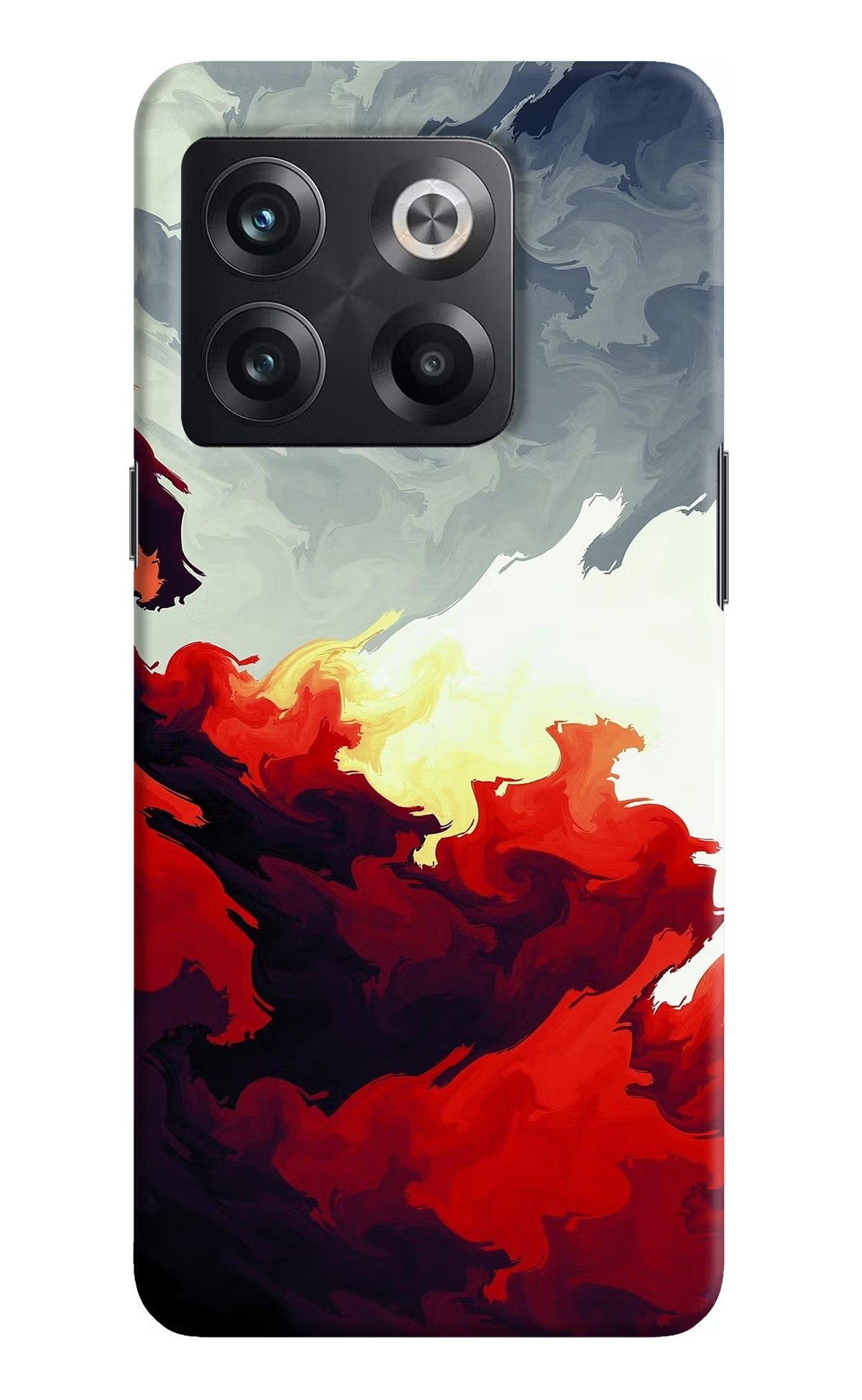 Fire Cloud OnePlus 10T 5G Hard Case Back Cover by Casekaro