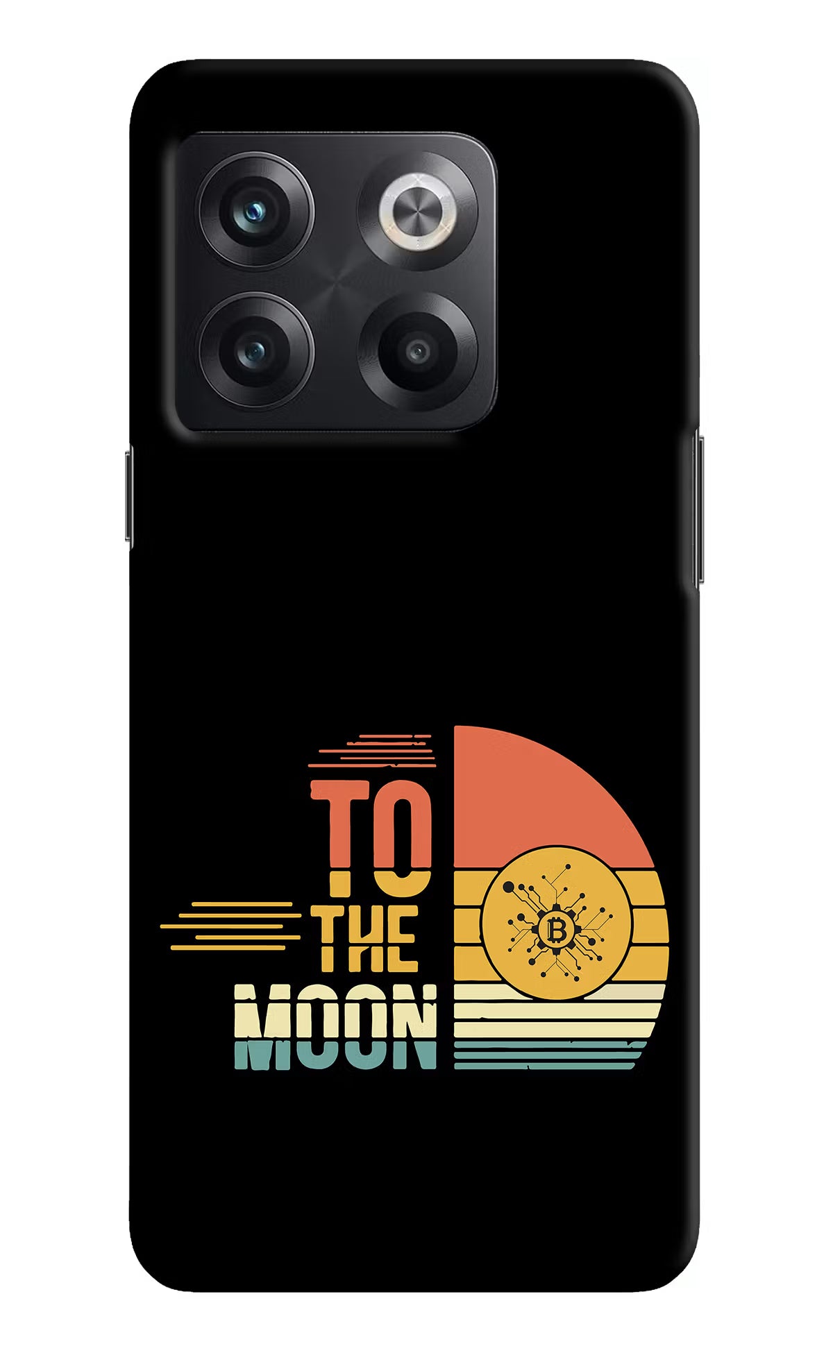 To the Moon OnePlus 10T 5G Hard Case Back Cover by Casekaro