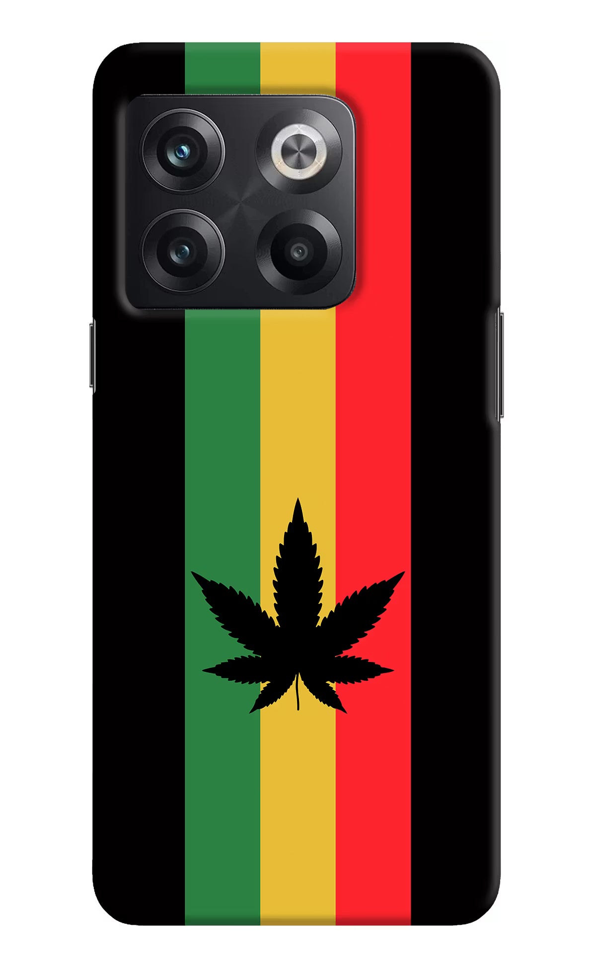 Weed Flag OnePlus 10T 5G Hard Case Back Cover by Casekaro