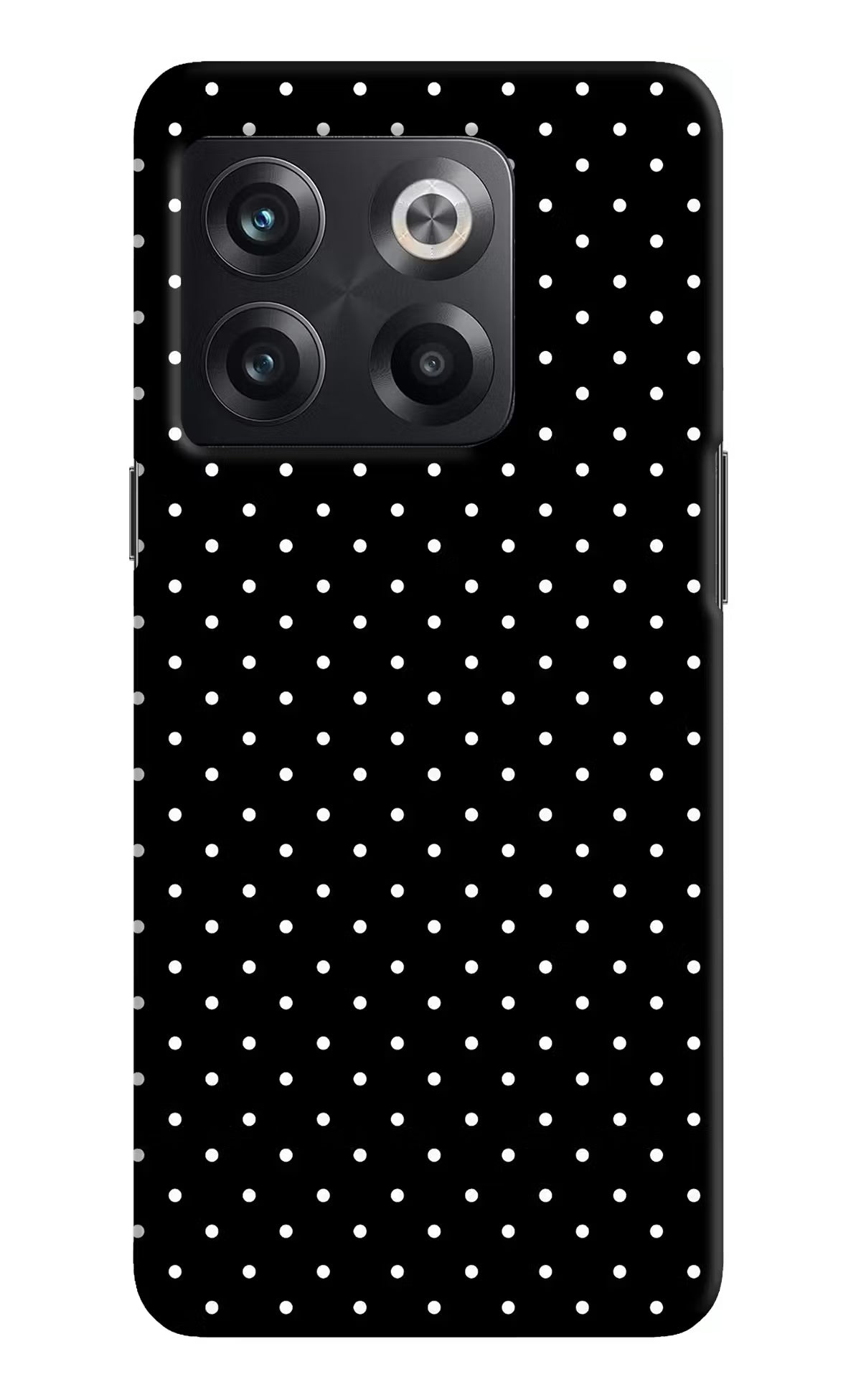 White Dots OnePlus 10T 5G Hard Case Back Cover by Casekaro