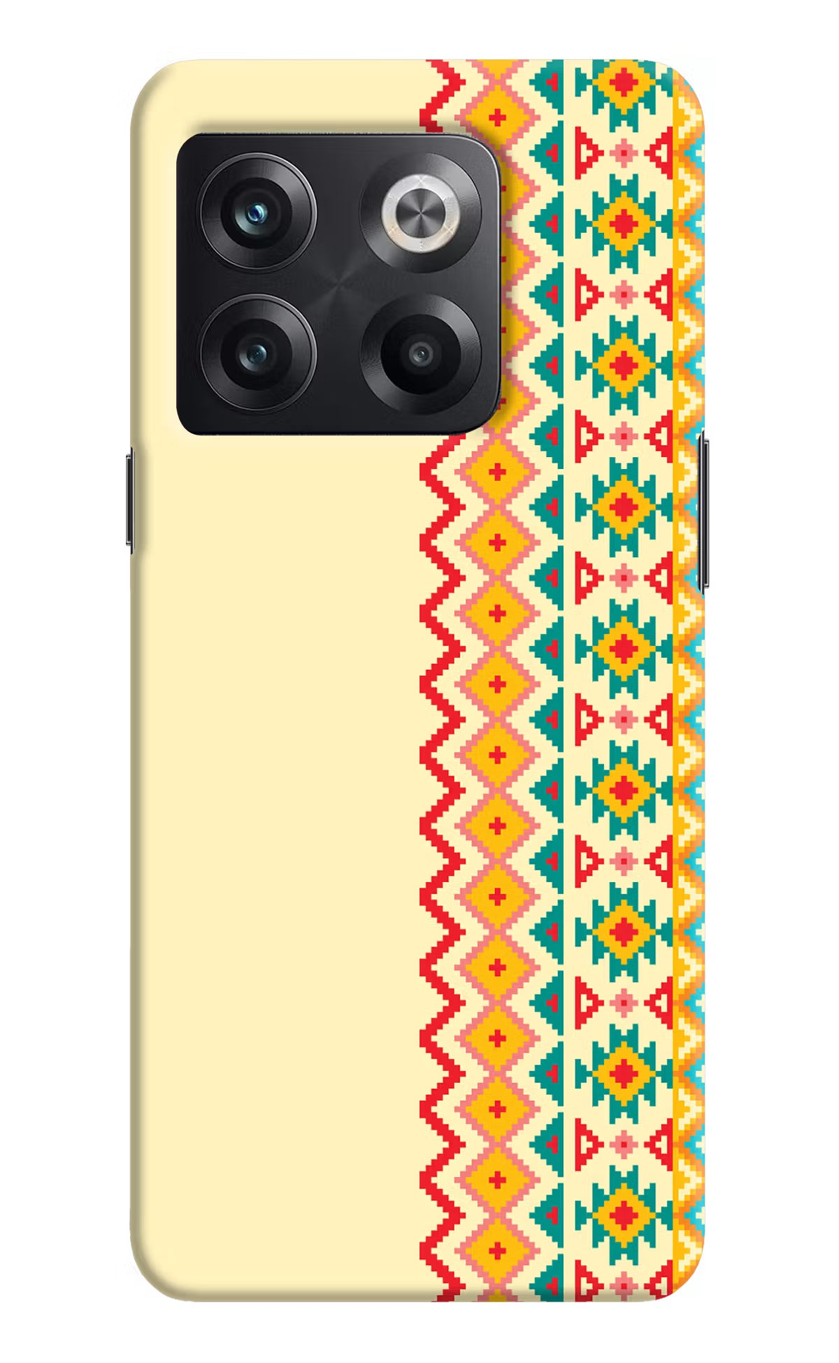 Ethnic Seamless OnePlus 10T 5G Hard Case Back Cover by Casekaro