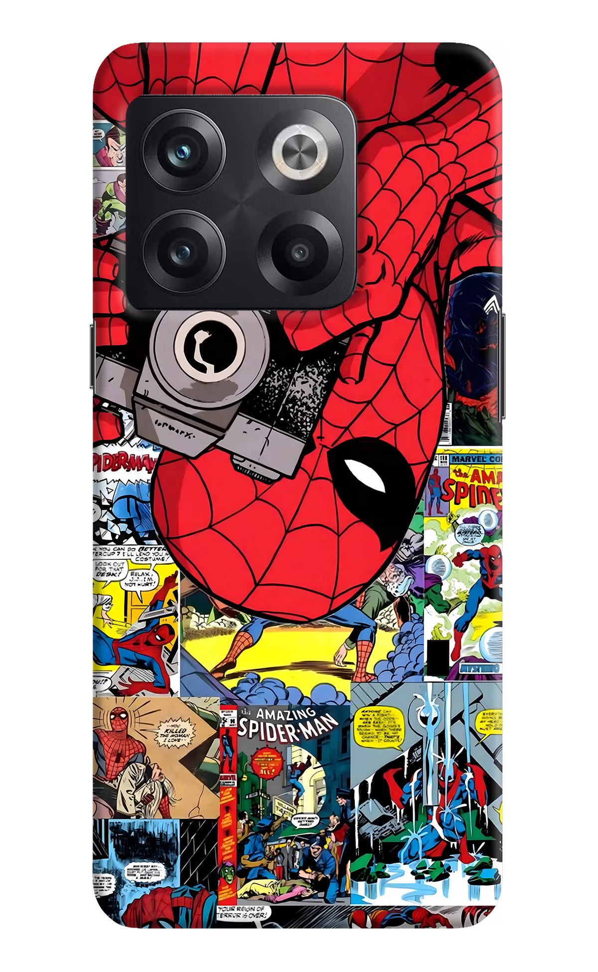 Spider Man OnePlus 10T 5G Hard Case Back Cover by Casekaro