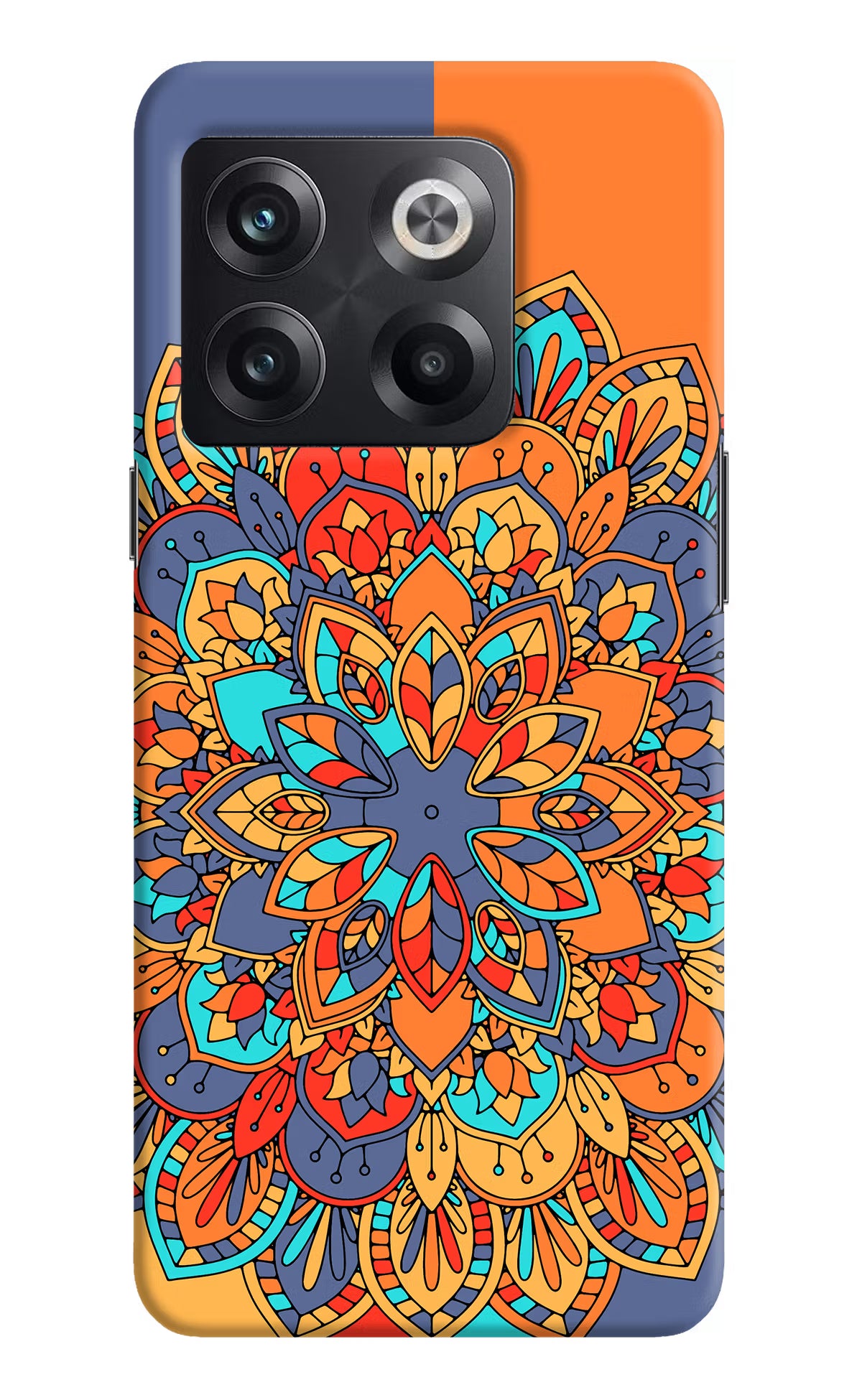 Color Mandala OnePlus 10T 5G Hard Case Back Cover by Casekaro
