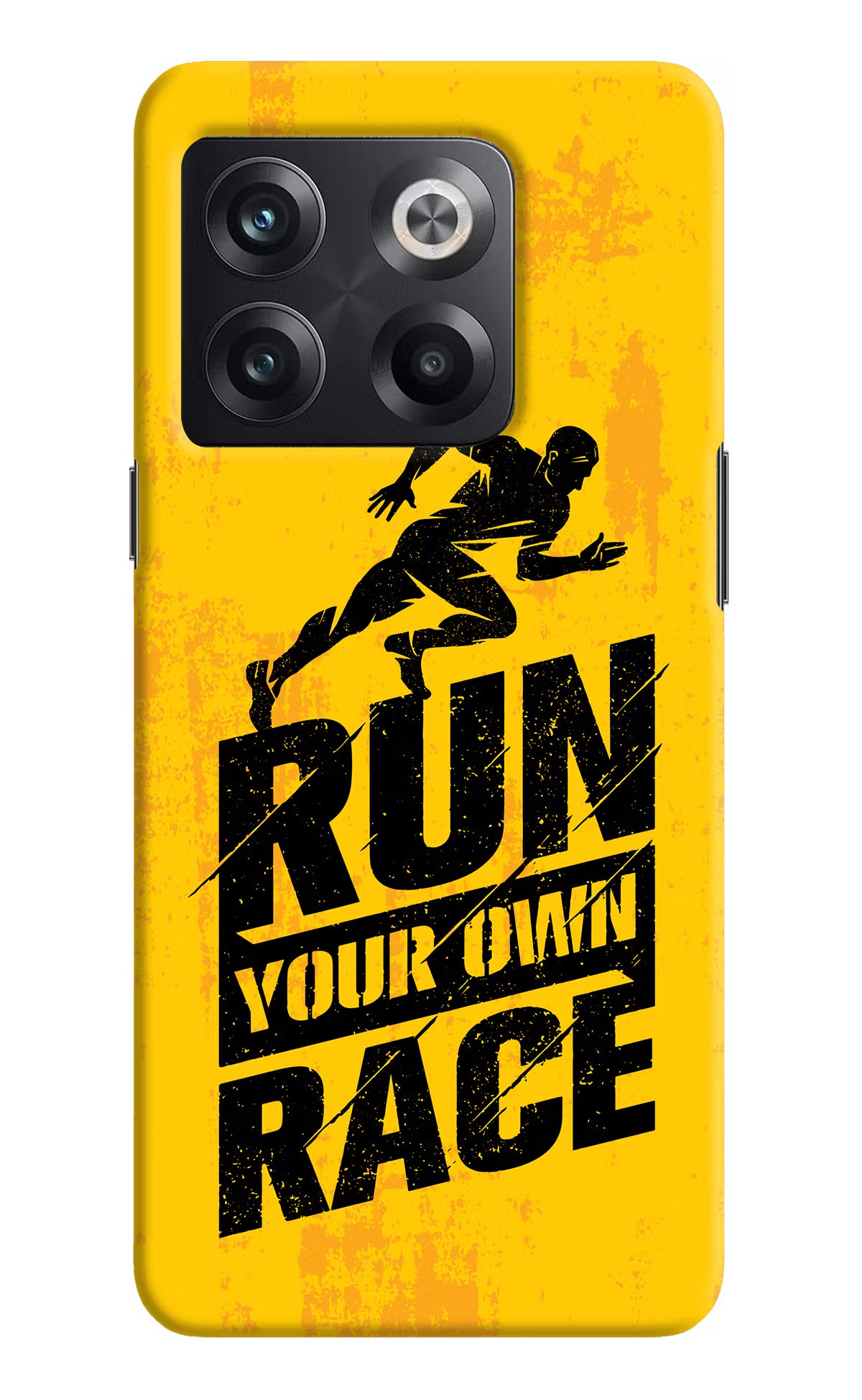 Run Your Own Race OnePlus 10T 5G Hard Case Back Cover by Casekaro