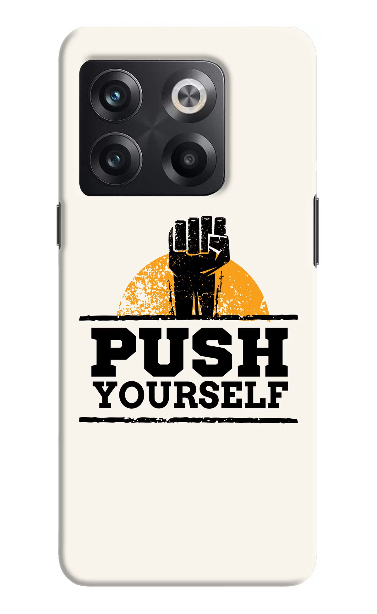 Push Yourself OnePlus 10T 5G Hard Case Back Cover by Casekaro