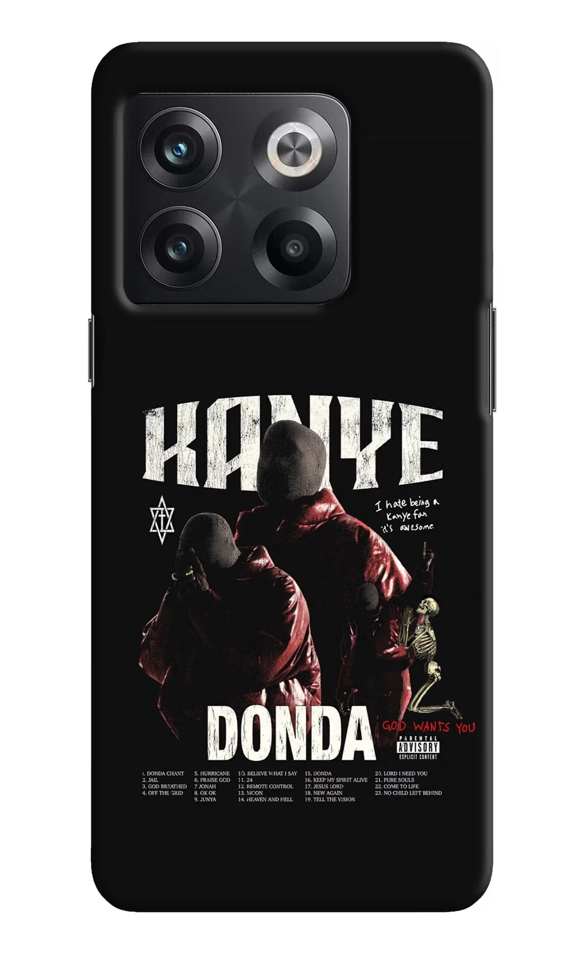 Donda Kanye West OnePlus 10T 5G Hard Case Back Cover by Casekaro