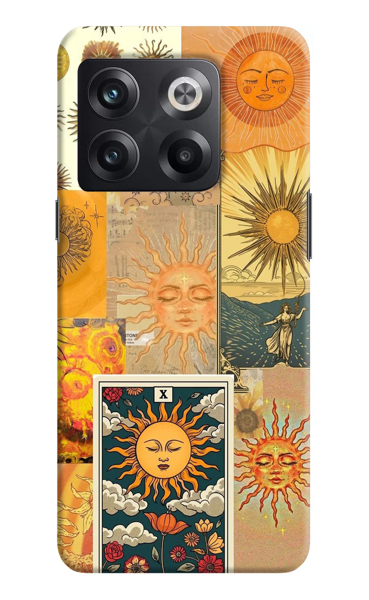 Sun OnePlus 10T 5G Hard Case Back Cover by Casekaro