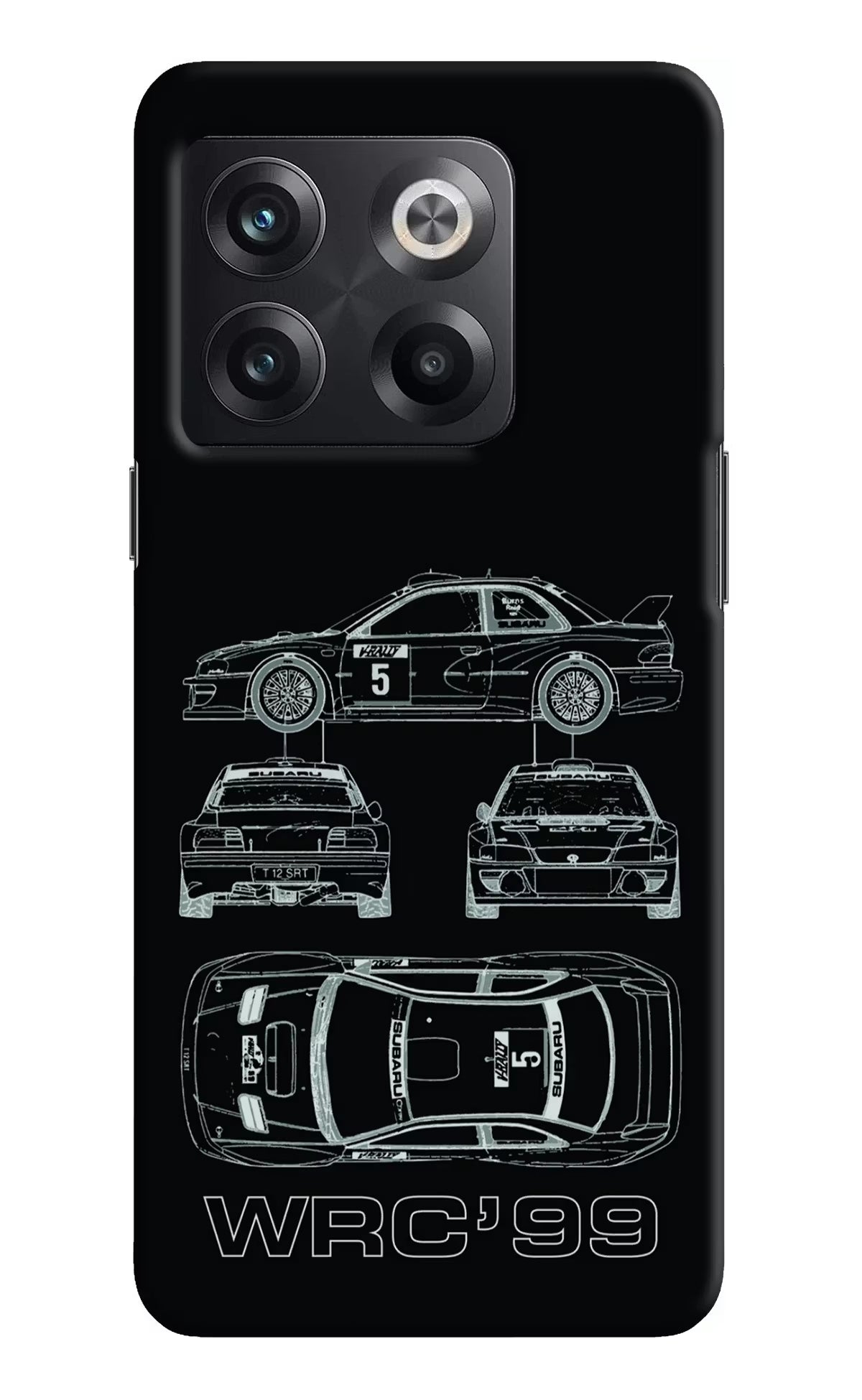 WRC'99 OnePlus 10T 5G Hard Case Back Cover by Casekaro