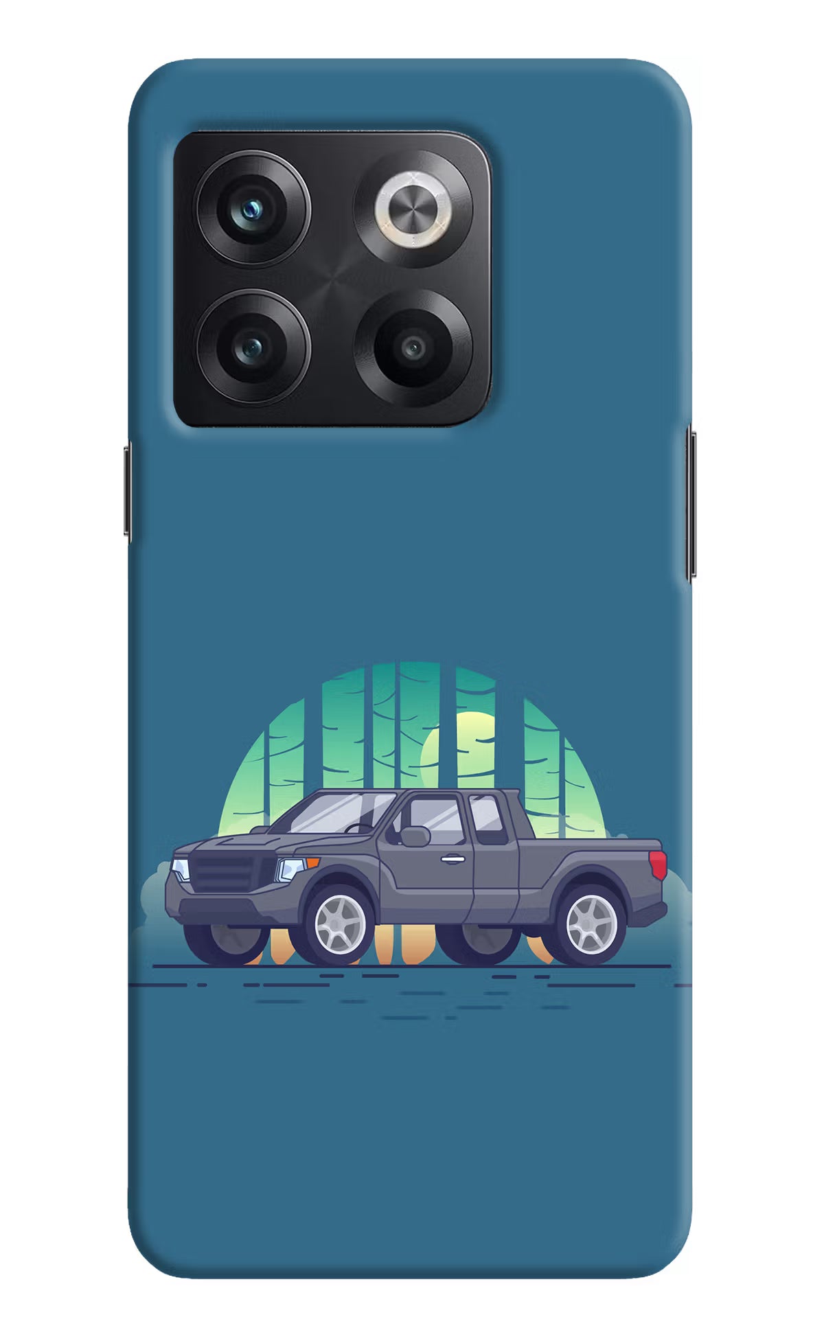 Retro Garage Vibe OnePlus 10T 5G Hard Case Back Cover by Casekaro