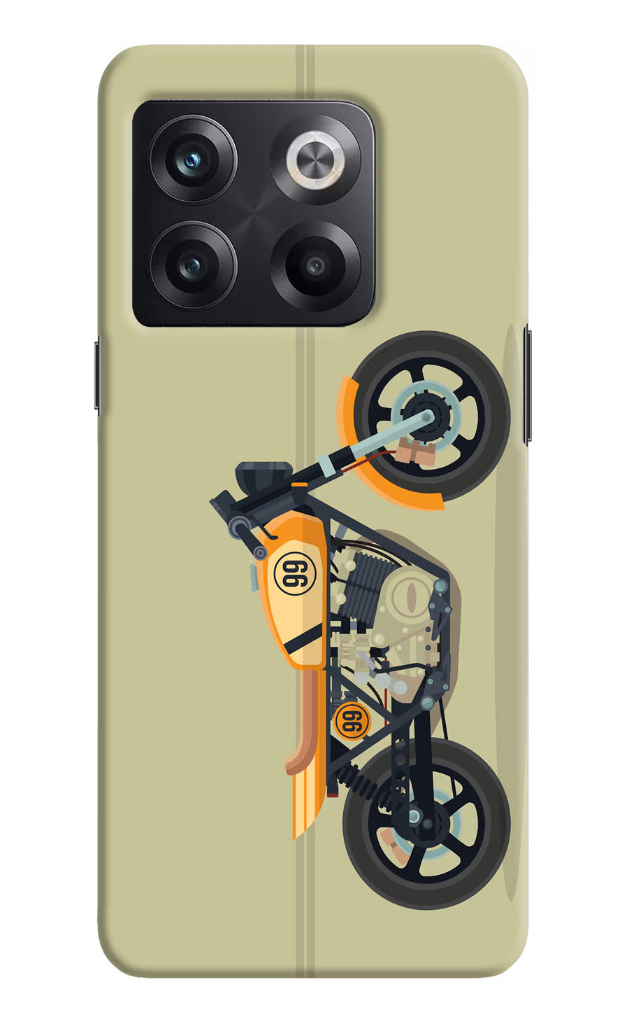 Vertical Speedster OnePlus 10T 5G Back Cover, Hard case