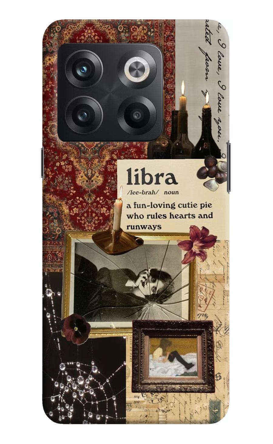 Libra Zodiac OnePlus 10T 5G Back Cover, Hard case