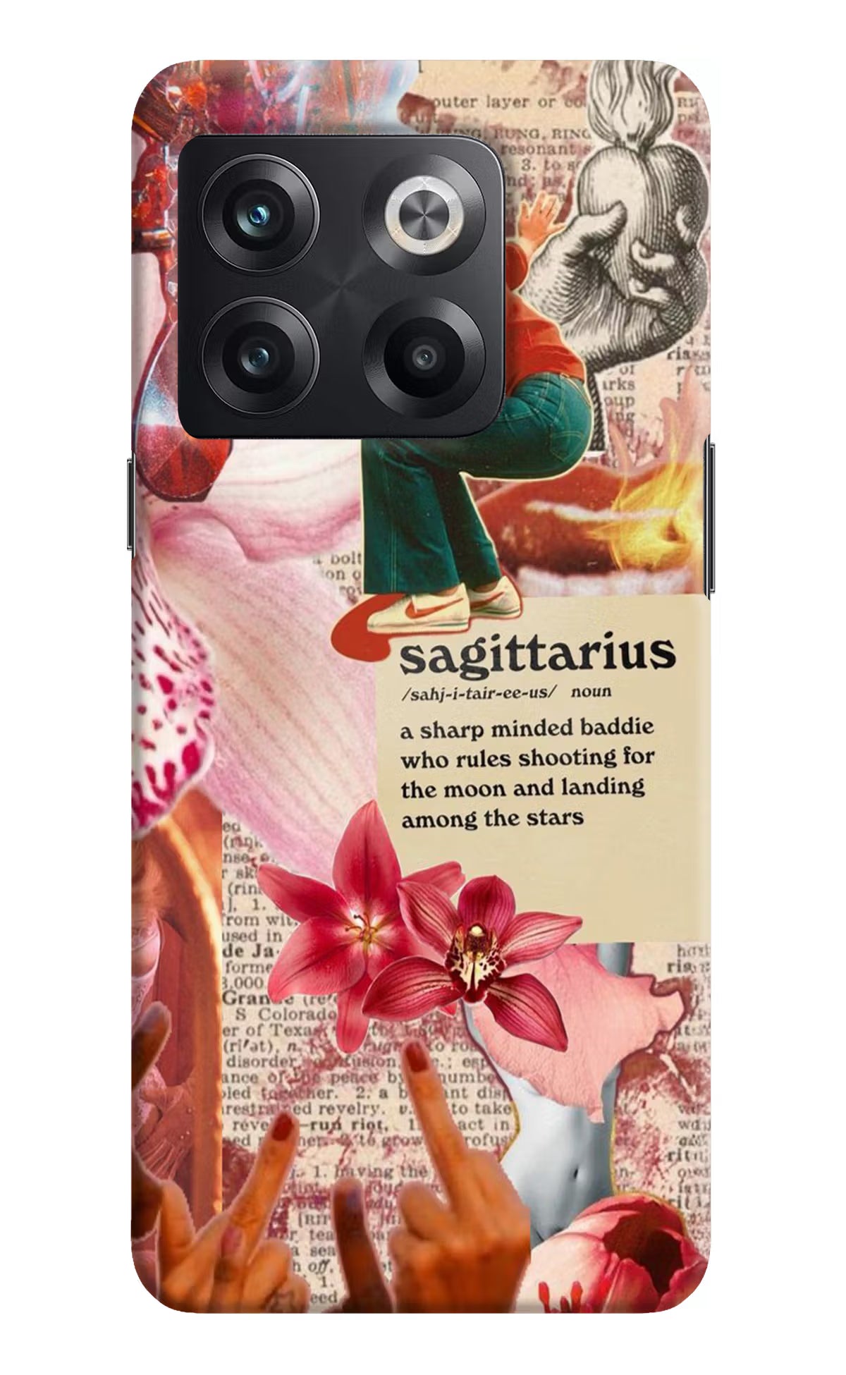 Sagittarius Zodiac OnePlus 10T 5G Hard Case Back Cover by Casekaro