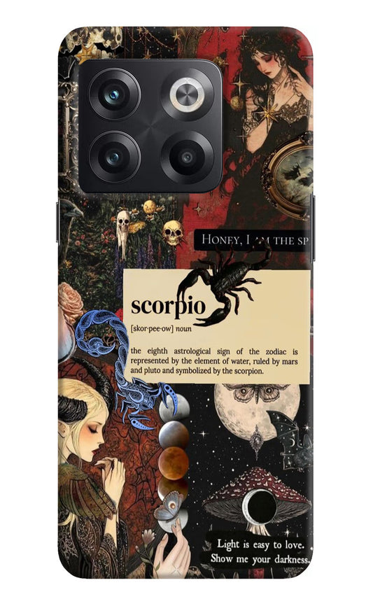 Scorpio Zodiac OnePlus 10T 5G Hard Case Back Cover by Casekaro