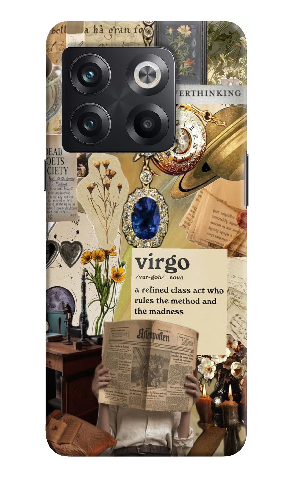 Virgo Zodiac OnePlus 10T 5G Hard Case Back Cover by Casekaro