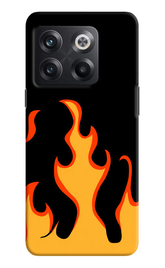 Fired Up – Black OnePlus 10T 5G Hard Case Back Cover by Casekaro