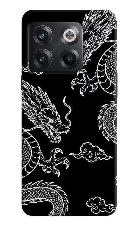 Twin Dragons OnePlus 10T 5G Hard Case Back Cover by Casekaro