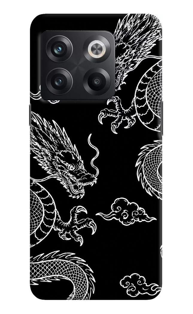 Twin Dragons OnePlus 10T 5G Hard Case Back Cover by Casekaro