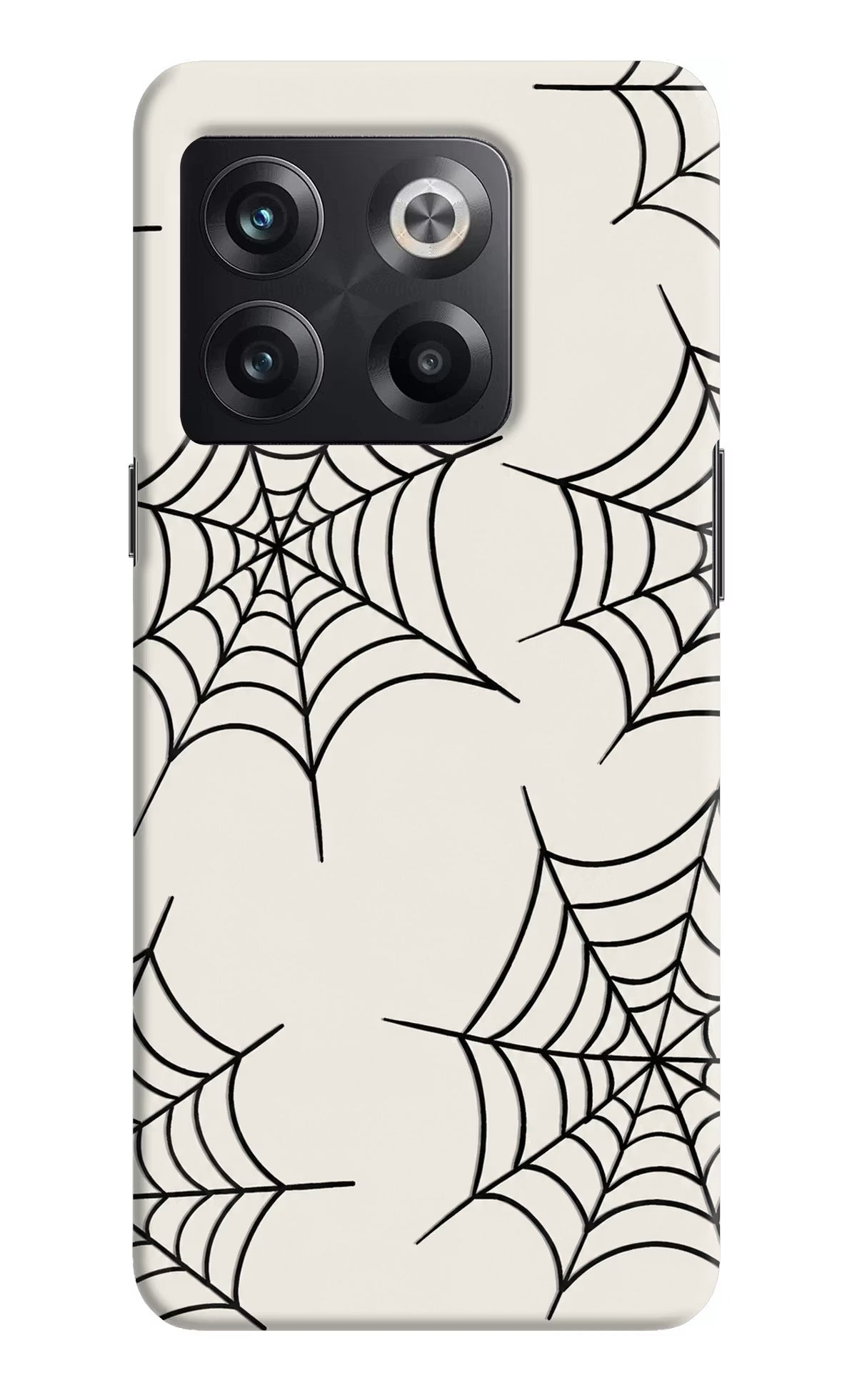 Spider Web OnePlus 10T 5G Hard Case Back Cover by Casekaro