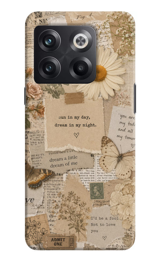 Vintage case OnePlus 10T 5G Hard Case Back Cover by Casekaro