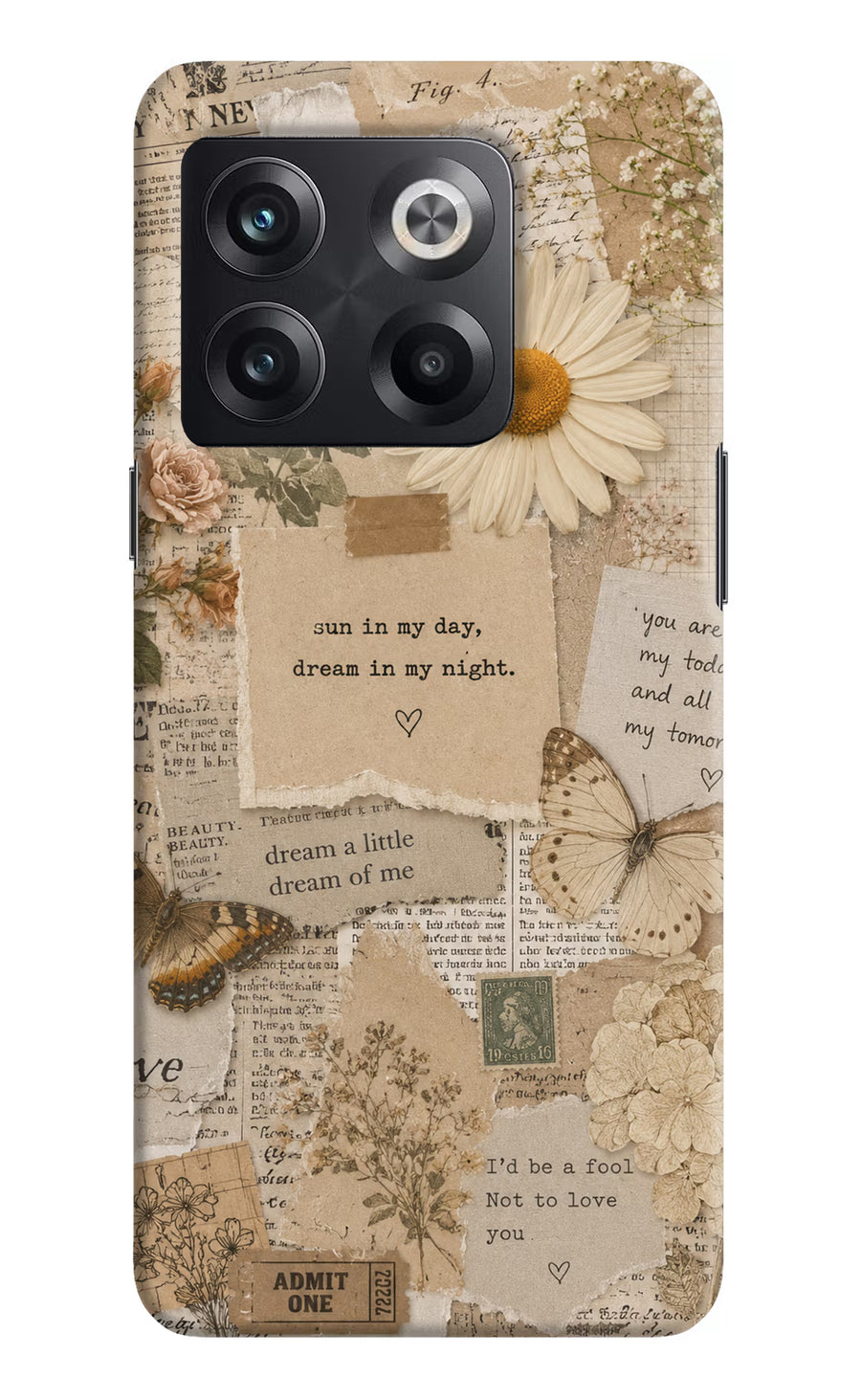 Vintage case OnePlus 10T 5G Back Cover, Hard case
