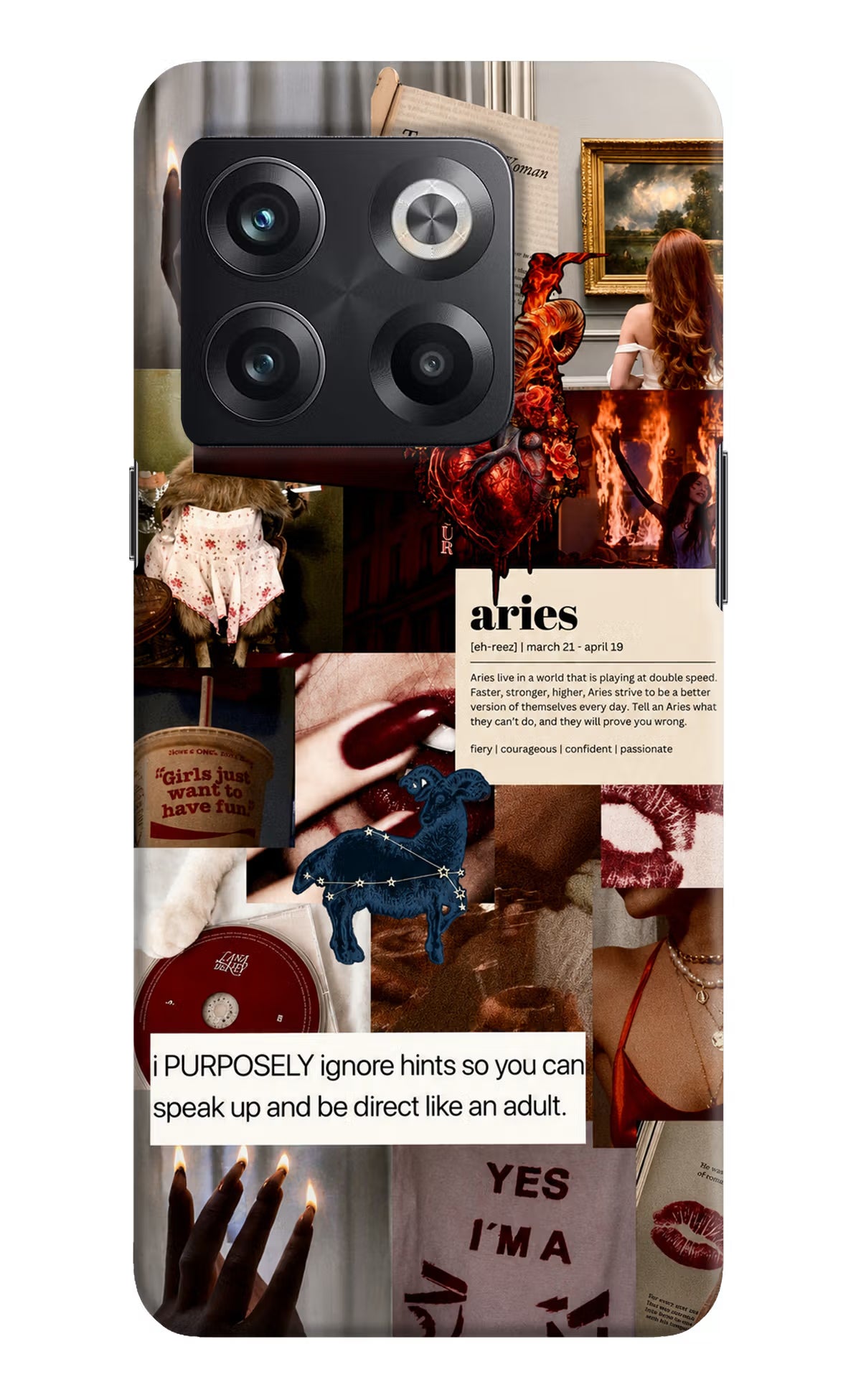 Zodiac Aries OnePlus 10T 5G Back Cover