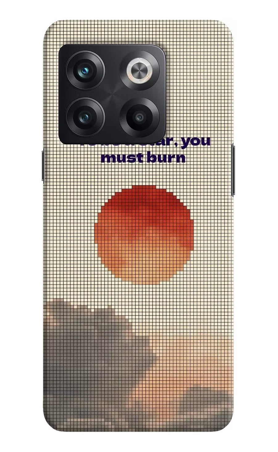 Pixel Sun OnePlus 10T 5G Back Cover, Hard case