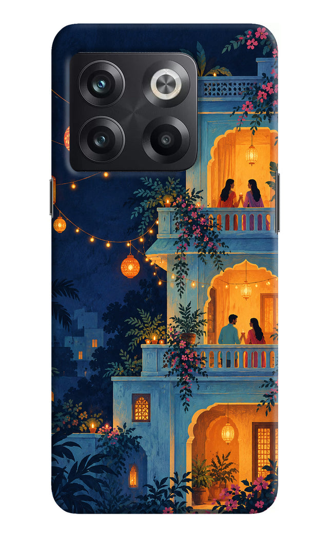 Balcony Glow OnePlus 10T 5G Hard Case Back Cover by Casekaro
