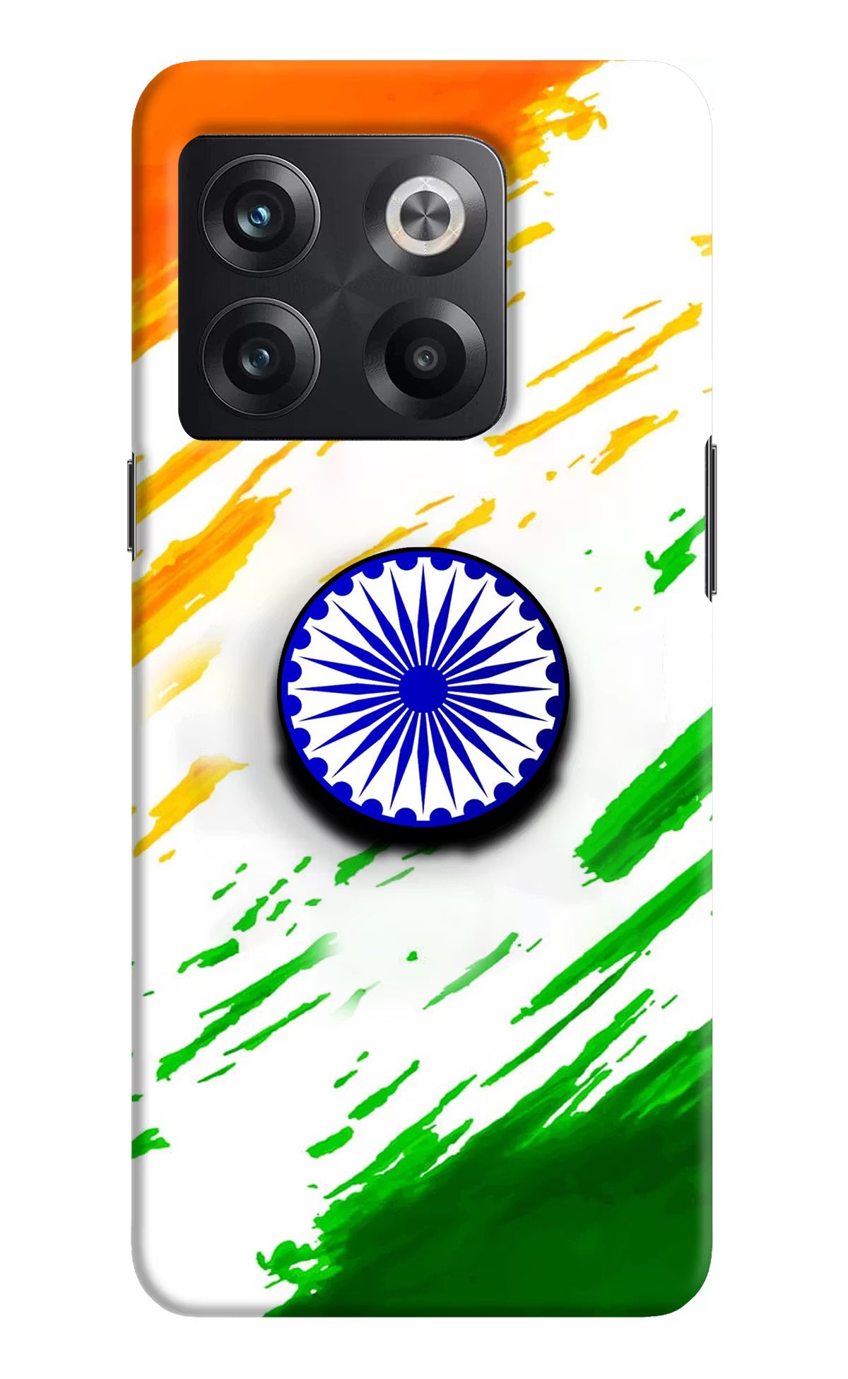 Indian Flag Ashoka Chakra OnePlus 10T 5G Pop Case by Casekaro