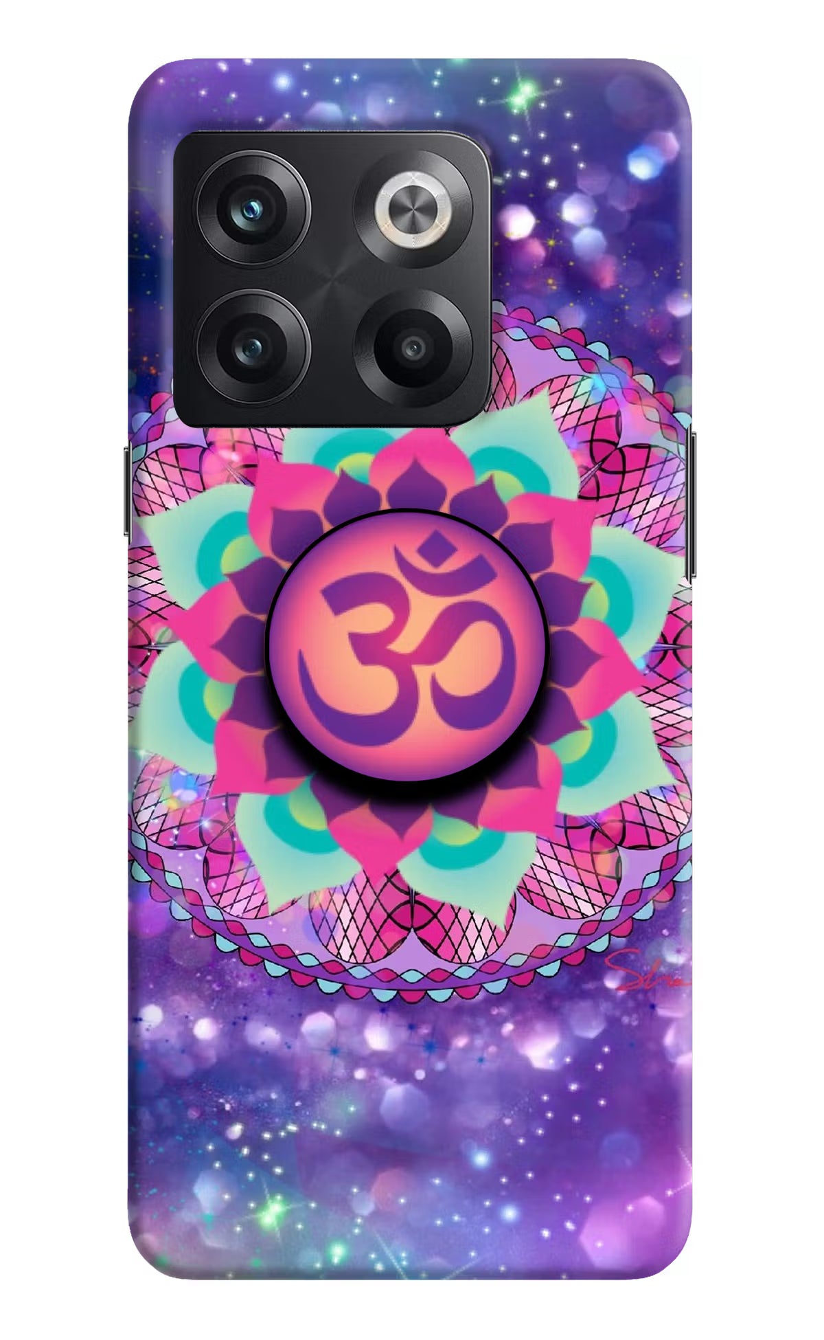 Om Purple OnePlus 10T 5G Pop Case by Casekaro