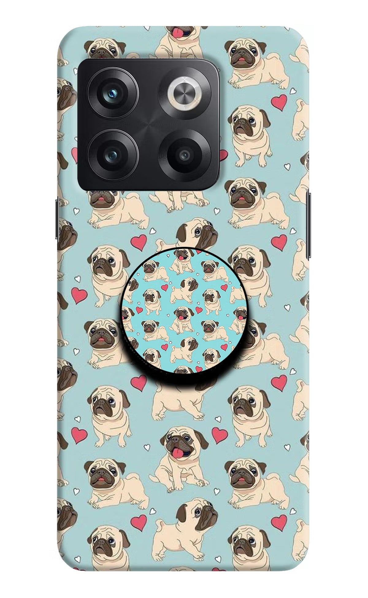 Pug Dog OnePlus 10T 5G Pop Case by Casekaro