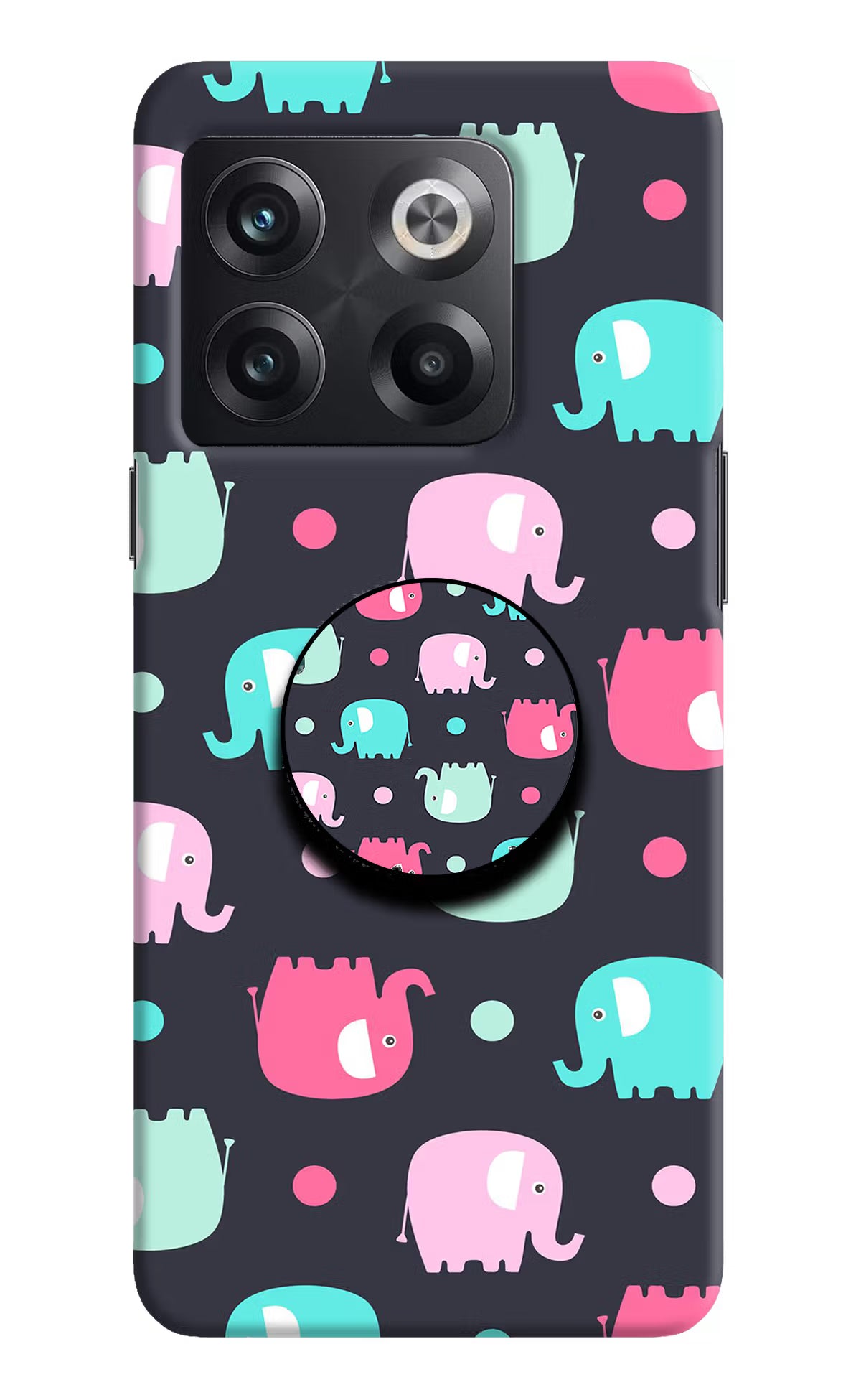 Baby Elephants OnePlus 10T 5G Pop Case by Casekaro