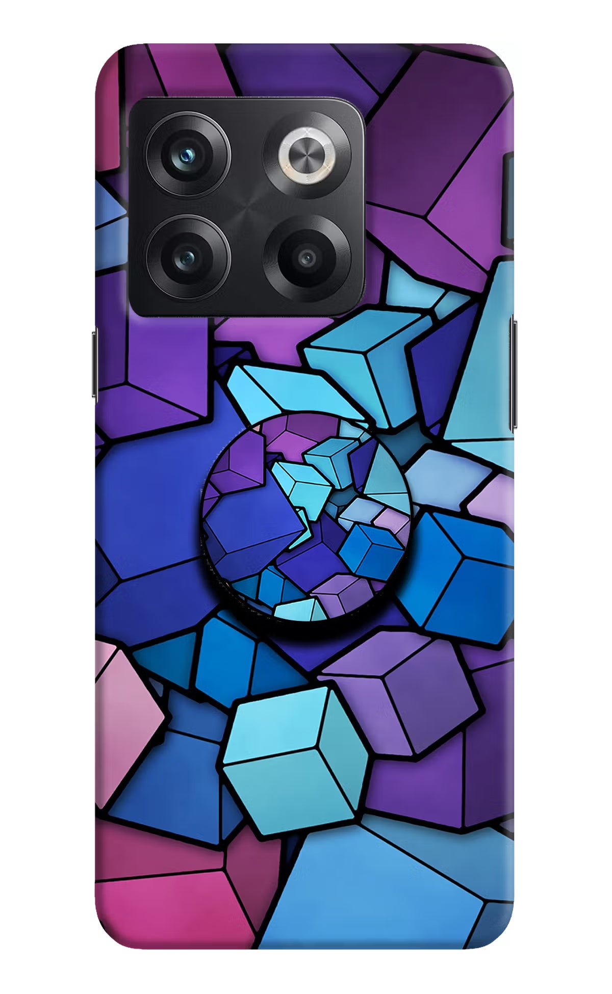 Cubic Abstract OnePlus 10T 5G Pop Case by Casekaro
