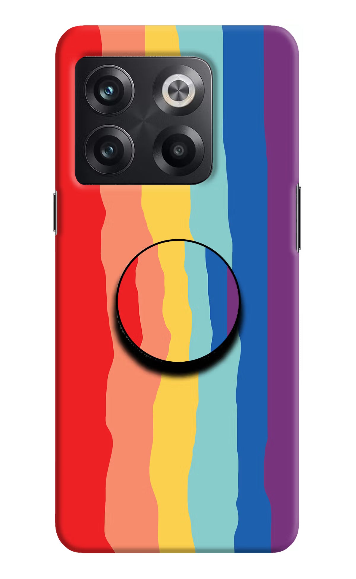 Rainbow OnePlus 10T 5G Pop Case by Casekaro