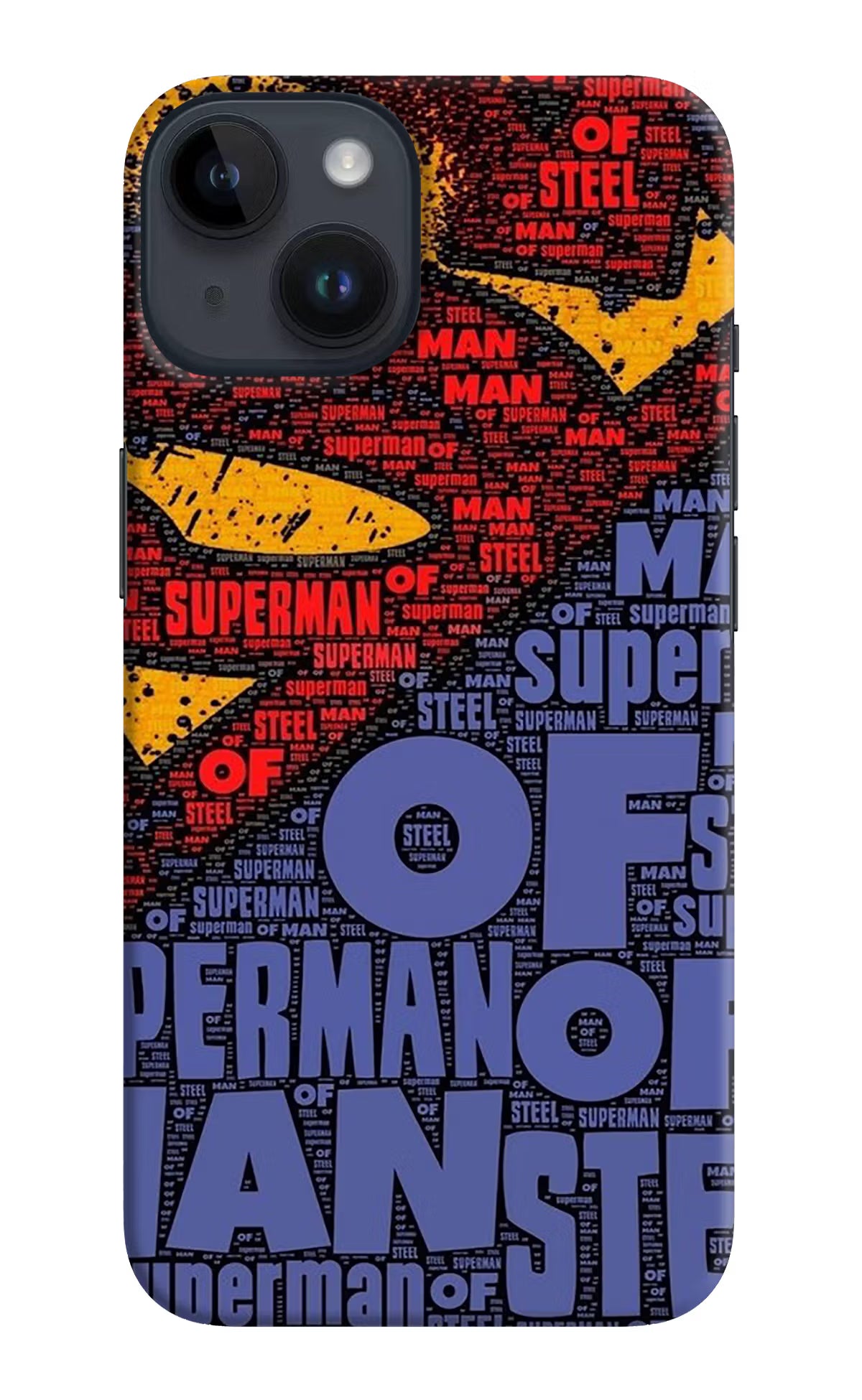 Superman iPhone 14 Hard Case Back Cover by Casekaro