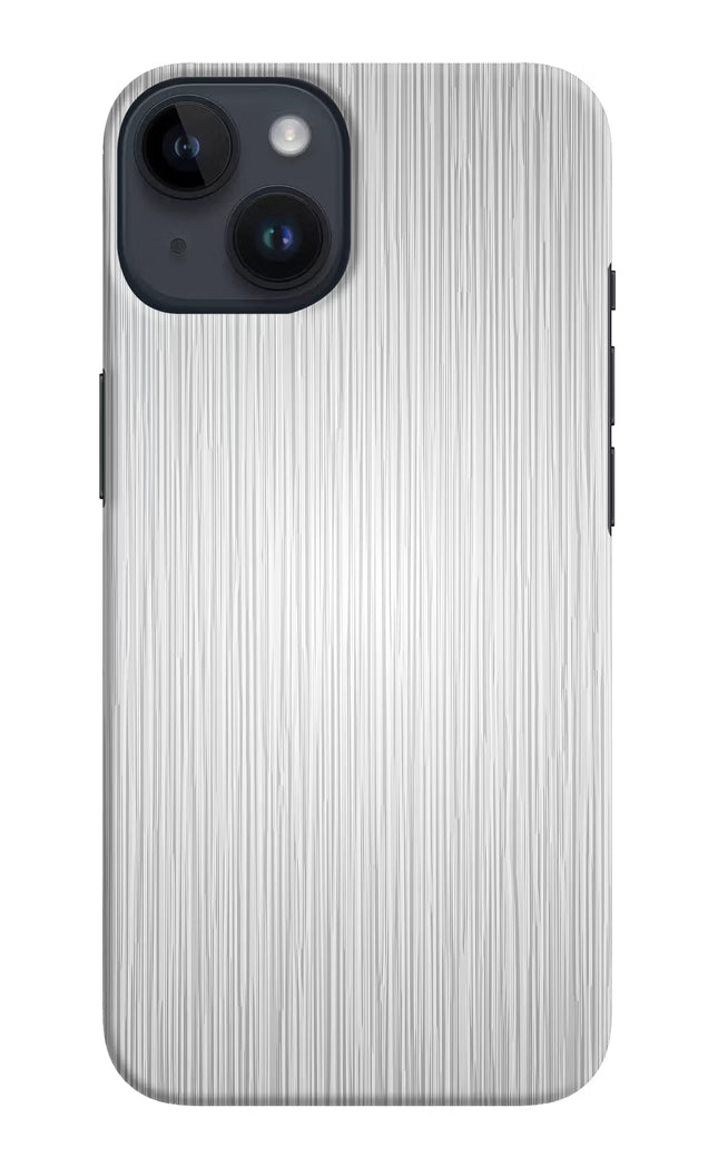 Wooden Grey Texture iPhone 14 Hard Case Back Cover by Casekaro