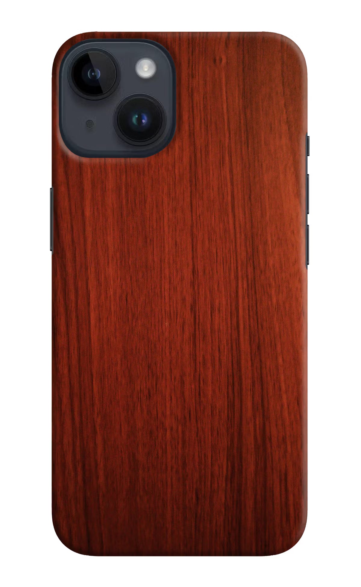 Wooden Plain Pattern iPhone 14 Hard Case Back Cover by Casekaro