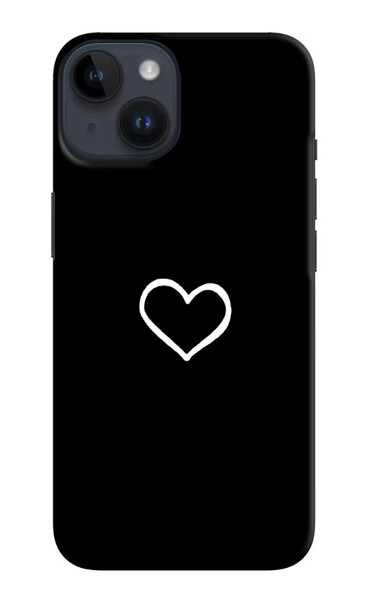Heart iPhone 14 Hard Case Back Cover by Casekaro